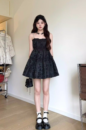 French-style 2026 New Pretty Women's Summer Short Dress C7330