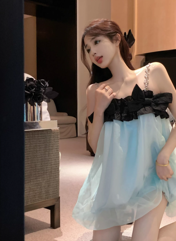 French-style 2026 New Pretty Women's Summer Short Dress C7737