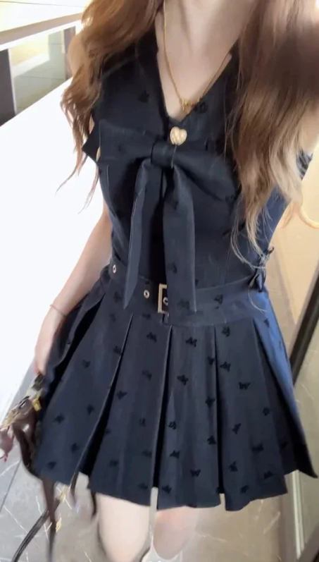 French-style 2026 New Pretty Women's Summer Short Dress C7375