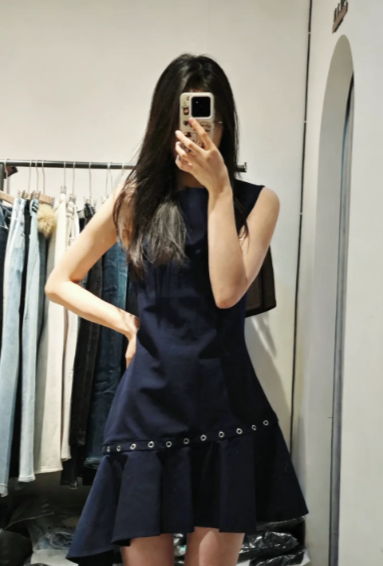 French-style 2026 New Pretty Women's Summer Short Dress C7523