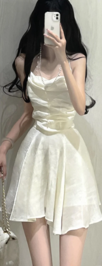 French-style 2026 New Pretty Women's Summer Short Dress C7527
