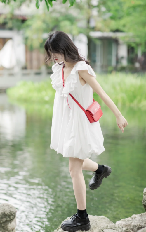 French-style 2026 New Pretty Women's Summer Short Dress C7847