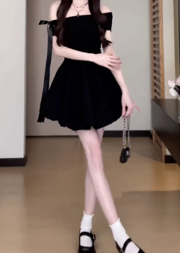 French-style 2026 New Pretty Women's Summer Short Dress C7550