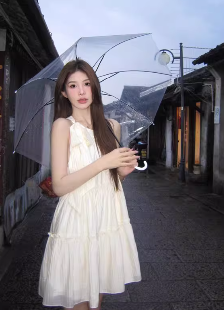French-style 2026 New Pretty Women's Summer Short Dress C7461