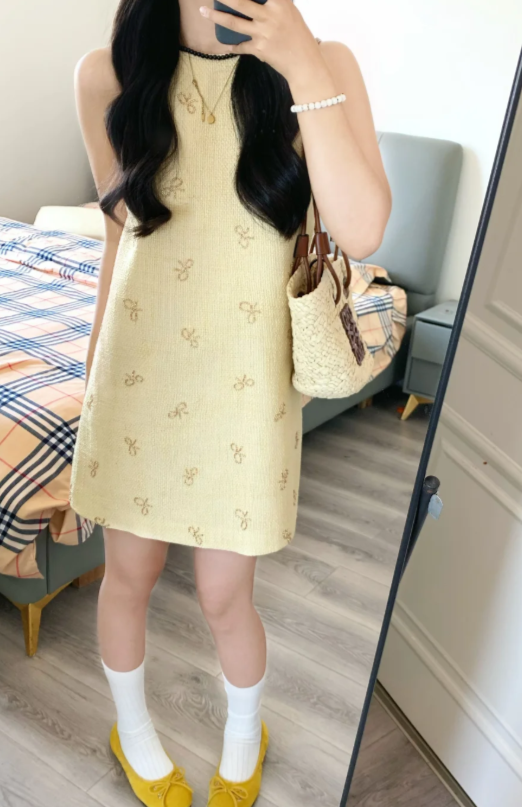 French-style 2026 New Pretty Women's Summer Short Dress C7577