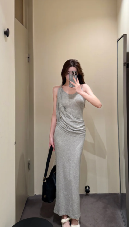 New Pretty French-style Elegant Summer Women's Long Dress C7988