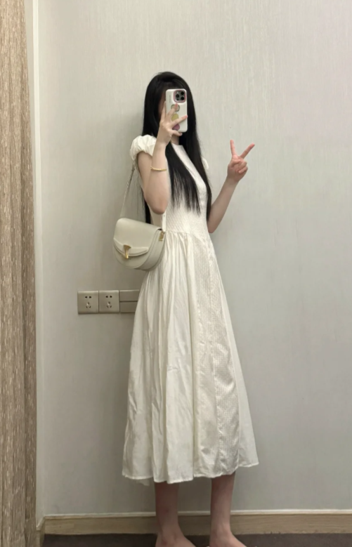 New Pretty French-style Elegant Summer Women's Long Dress C7589