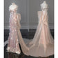 Elegant Mermaid Straps Long Sequin Prom Dress B432
