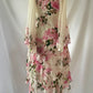 Sexy A line Spaghetti Straps Floral Pink Short Homecoming Dresses Cocktail Dress C1936
