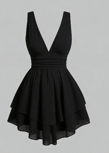 Vintage A line Straps Chiffon Homecoming Dress 18th Birthday Outfits C1063