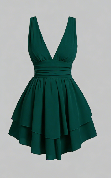 Vintage A line Straps Chiffon Homecoming Dress 18th Birthday Outfits C1063