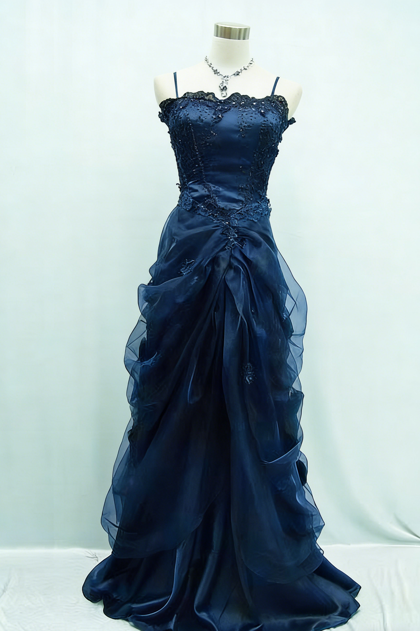 Sexy Spaghetti Straps Evening Dress Beading Prom Dress C1323