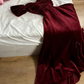 Robe de soirée longue en satin de soie rose sans bretelles, modeste, ligne A, robes de bal C2053