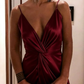 Modest Sheath Spaghetti Straps Gold Long Prom Dresses Evening Dress C2836