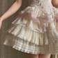 Sweet 16th Pink Ball Gown Spaghetti Straps Satin Short Homecoming Dress Birthday Outfits C4603
