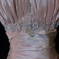 Pretty A Line Spaghetti Straps Satin Long Prom Dresses Formal Dress C4644