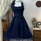 Pretty A Line Halter Satin Chiffon Short Homecoming Dress 16th Birthday Outfits C4796