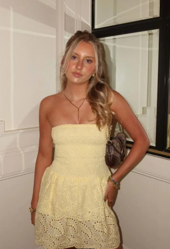 Unique A Line Strapless Satin Short Homecoming Dress 20th Birthday Outfits C4943