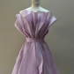 Unique Strapless Ruched Sleeveless Short Homecoming Party Dresses C567