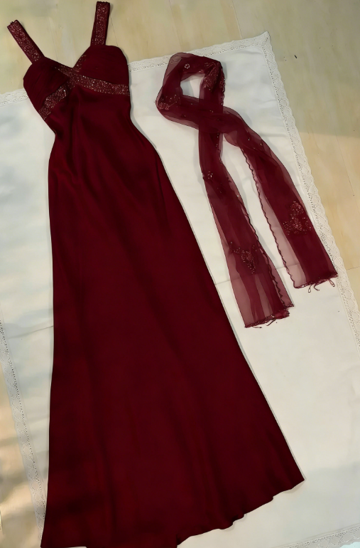 Pretty A Line Sweetheart Satin Sequin Long Prom Dresses Formal Dress C5758