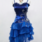 Sexy A-Line Spaghetti Straps Sleeveless Sequins Short Prom Dress B386