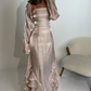 Elegant Sheath Straps Long Prom Dress B437