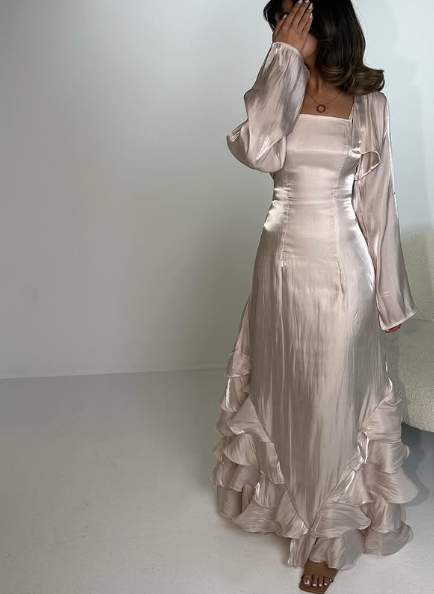 Elegant Sheath Straps Long Prom Dress B437