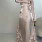 Elegant Sheath Straps Long Prom Dress B437