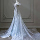 Robe de bal longue bustier style sirène élégante B441