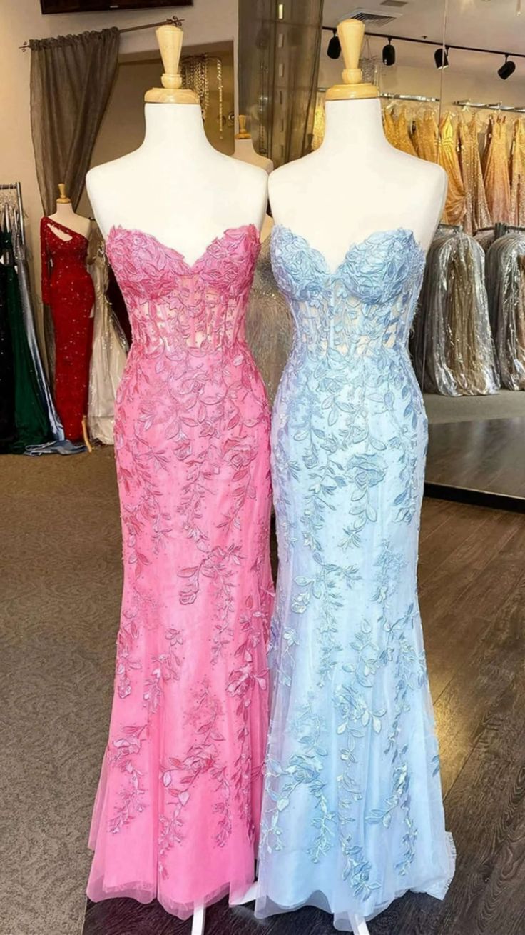 Modest Mermaid Sweeheart Long Lace Prom Dress B473