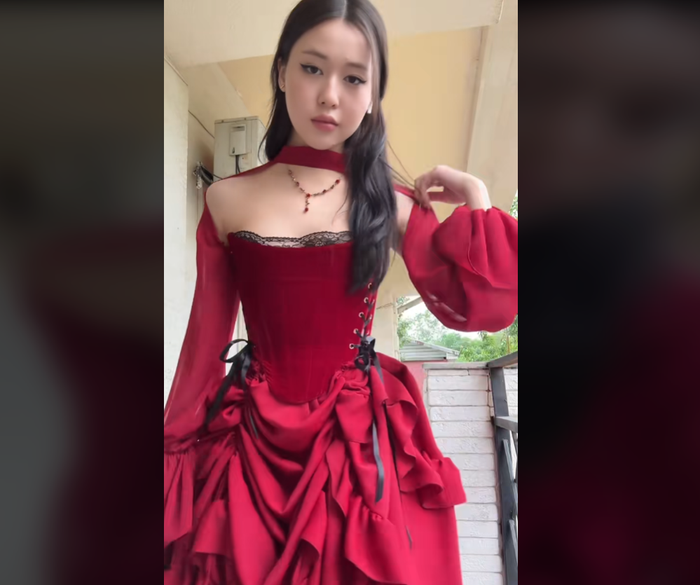 Elegant High Low Strapless Burgundy Satin Prom Dress Birthday Outfits With Sleeves C3533