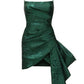 Simple Sheath Spaghetti Straps Dark Green Lace Short Homecoming Dress Birthday Dress C1132
