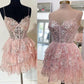 Lace Homecoming Dress Girl Dress Skirt Sweetheart Neckline HOCO Dress C1200
