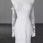 Fairytale Mermaid Off The Shoulder Long Sleeves Lace Wedding Dresses C1233