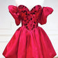 Mini/Short Satin Short Prom Dresses Short Homecoming Dress C1503