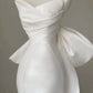 Sexy Mermaid Sweetheart  Satin Long Wedding Dresses With Bow C1627