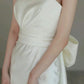 Timeless Sheath Straps Long Satin White Wedding Dresses C1663