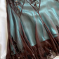 Modest Sheath Spaghetti Straps Chiffon Prom Dresses Evening Dress With Beads C1766