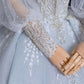 Dreamy Ball Gown Sweetheart Long Puffy Sleeves Lace Wedding Dresses With Beads C1798
