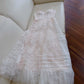 Modest A line Spaghetti Straps White Tulle Ankle Length Prom Dress Formal Dresses C2226