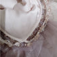 Modest Ball Gown Halter Ruffles Pink Long Length Prom Dress Formal Dresses C2250