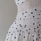 Modest A line Spaghetti Straps White Chiffon Prom Dress Formal Dresses C2260