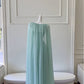Modest A line Spaghetti Straps Green Chiffon Prom Dress Formal Dresses With Cape C2267