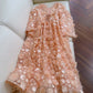 Modest A line V Neckline Long Sleeves Blush Pink Lace Prom Dress Formal Dresses With Bow C2270