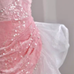 Sexy Mermaid Off The Shoulder Velvet Pink Long Prom Dresses Birthday Outfits C227