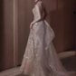 Sexy A Line High Neckline Sequin Long Prom Dresses Backless Birthday Outfits C239