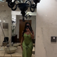 Modest Mermaid Sweetheart Sage Green Long Satin Prom Dresses Evening Dress C2843