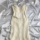Pretty Mermaid Spaghetti Straps Satin Lace Prom Dresses Long Evening Dress C2924