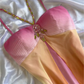 Elegant High Low Spaghetti Straps Ombre Chiffon Long Prom Dress C3018