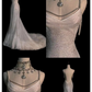 Fairytale Mermaid Spaghetti Straps Wedding Dresses Glittering Straps Backless Wedding Dress C3535